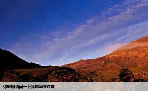 你好啊请问一下我喝酒会过敏