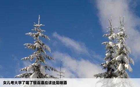 女儿考大学了喝了顿喜酒应该说是啥酒