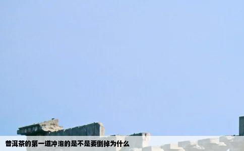 普洱茶的第一道冲泡的是不是要倒掉为什么