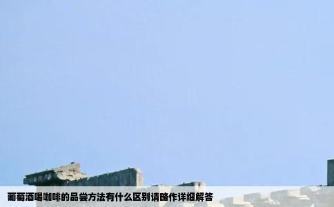 葡萄酒喝咖啡的品尝方法有什么区别请略作详细解答