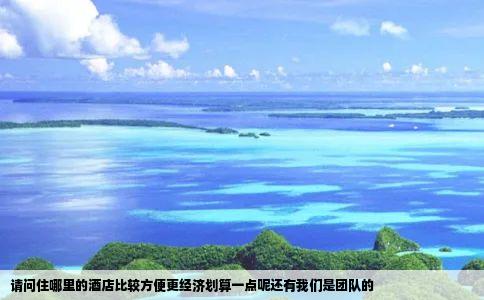 请问住哪里的酒店比较方便更经济划算一点呢还有我们是团队的