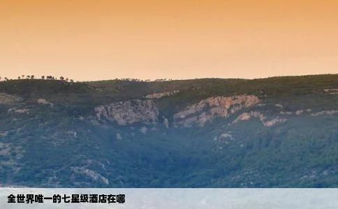 全世界唯一的七星级酒店在哪