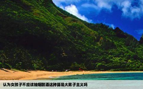 认为女孩子不应该抽烟醉酒这种算是大男子主义吗