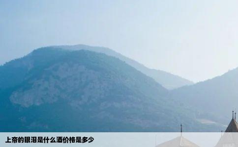 上帝的眼泪是什么酒价格是多少