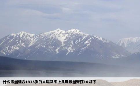 什么酒最适合1315岁的人喝又不上头度数最好在10以下