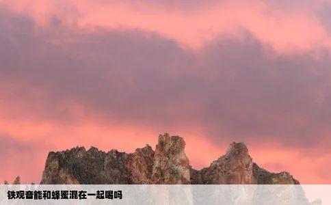 铁观音能和蜂蜜混在一起喝吗