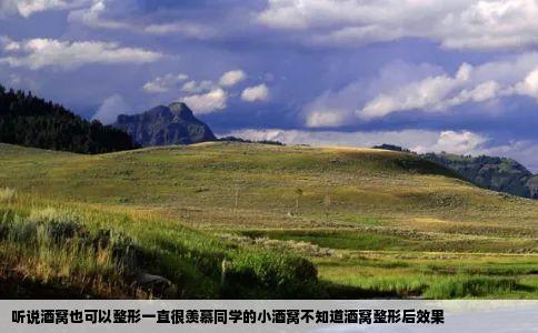 听说酒窝也可以整形一直很羡慕同学的小酒窝不知道酒窝整形后效果