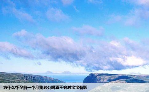 为什么怀孕前一个月我老公喝酒不会对宝宝有影