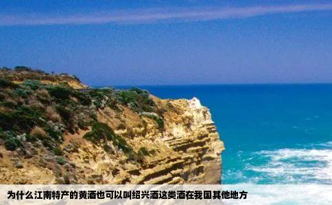 为什么江南特产的黄酒也可以叫绍兴酒这类酒在我国其他地方
