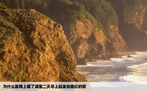 为什么我晚上喝了酒第二天早上起来会眼红的啊