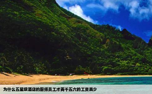 为什么五星级酒店的厨师员工才两千五六的工资真少