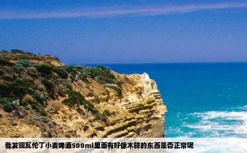 我发现瓦伦丁小麦啤酒500ml里面有好像木碎的东西是否正常呢