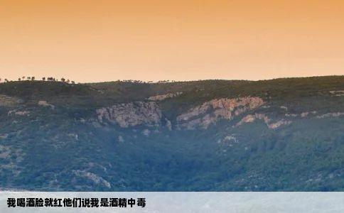 我喝酒脸就红他们说我是酒精中毒