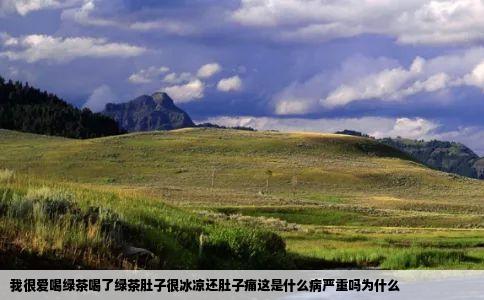 我很爱喝绿茶喝了绿茶肚子很冰凉还肚子痛这是什么病严重吗为什么