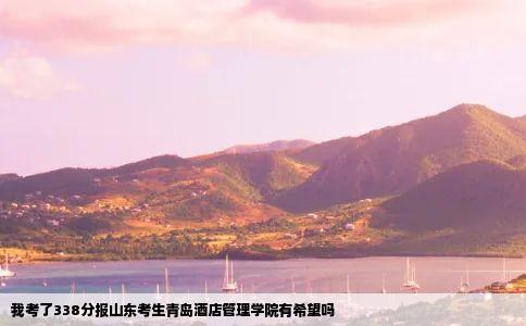 我考了338分报山东考生青岛酒店管理学院有希望吗