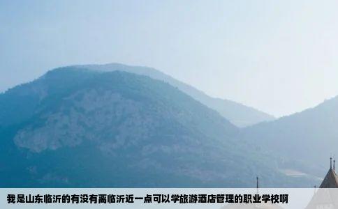 我是山东临沂的有没有离临沂近一点可以学旅游酒店管理的职业学校啊