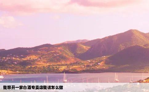 我想开一家白酒专卖店我该怎么做