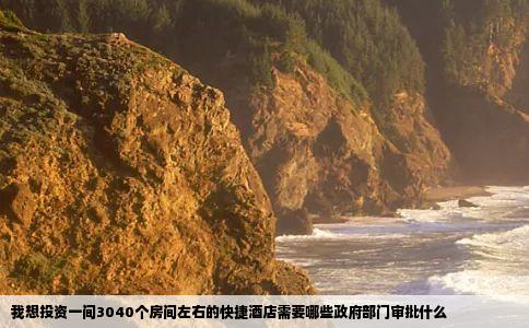 我想投资一间3040个房间左右的快捷酒店需要哪些政府部门审批什么