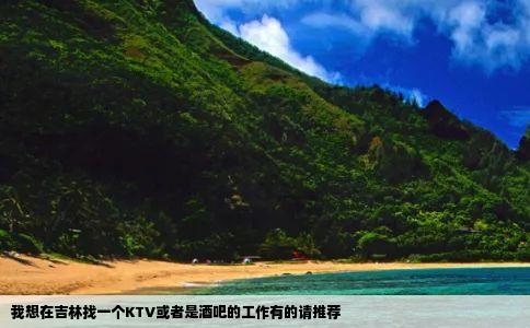 我想在吉林找一个KTV或者是酒吧的工作有的请推荐