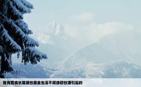 我有胃病长期暴饮暴食生活不规律和饮酒引起的