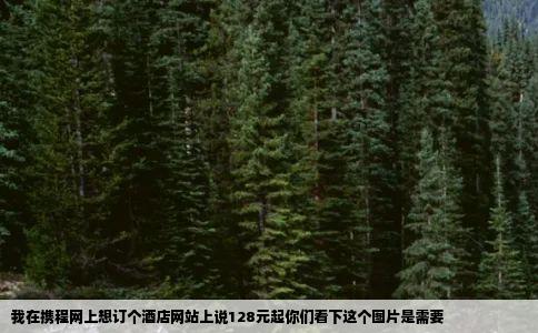 我在携程网上想订个酒店网站上说128元起你们看下这个图片是需要