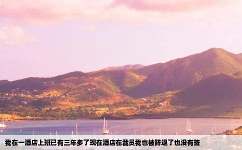 我在一酒店上班已有三年多了现在酒店在裁员我也被辞退了也没有签