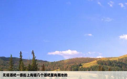 无锡酒吧一条街上有哪几个酒吧里有舞池的