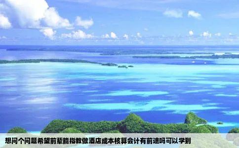 想问个问题希望前辈能指教做酒店成本核算会计有前途吗可以学到