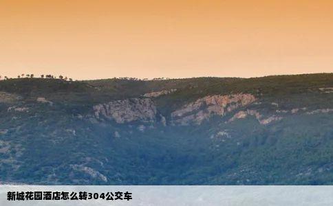 新城花园酒店怎么转304公交车
