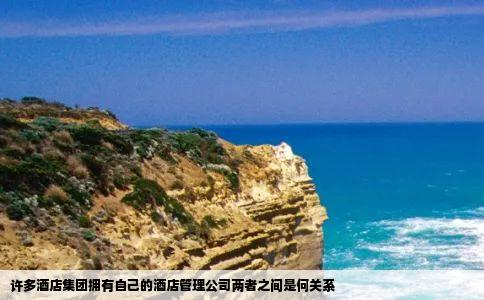 许多酒店集团拥有自己的酒店管理公司两者之间是何关系