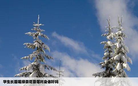学生长期喝绿茶花茶等对身体好吗