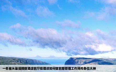 一名被从基层提做酒店前厅经理该如何做前期管理工作拜托各位大神