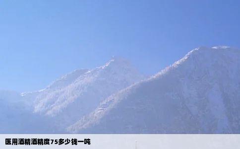 医用酒精酒精度75多少钱一吨