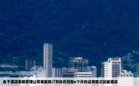 由于酒店更换管理公司重新签订劳动合同有6个月的试用期之间被酒店