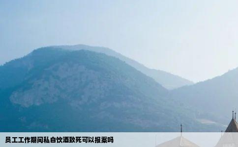 员工工作期间私自饮酒致死可以报案吗