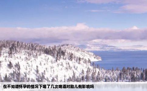 在不知道怀孕的情况下喝了几次啤酒对胎儿有影响吗