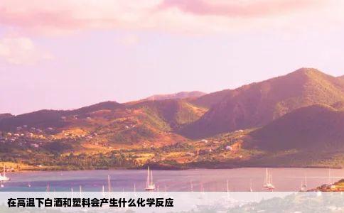 在高温下白酒和塑料会产生什么化学反应