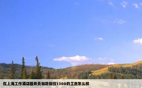 在上海工作酒店服务员包吃包住1300的工资怎么样