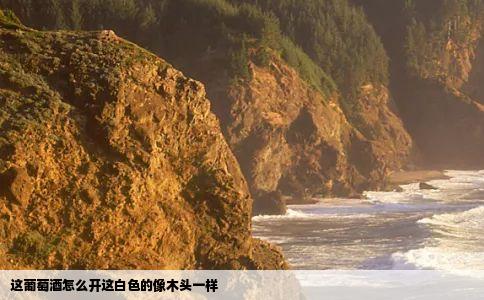 这葡萄酒怎么开这白色的像木头一样