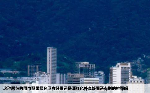 这种颜色的围巾配墨绿色卫衣好看还是酒红色外套好看还有别的推荐吗