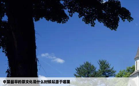 中国最早的茶文化是什么时候起源于哪里