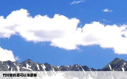 竹叶做的酒可以泡桑椹