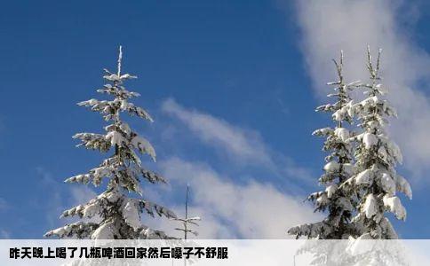 昨天晚上喝了几瓶啤酒回家然后嗓子不舒服